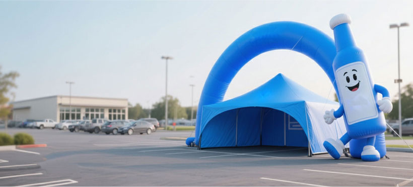 Nafukovací reklamní oblouk